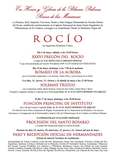 Villamanrrique-programa Cultos 2015-2