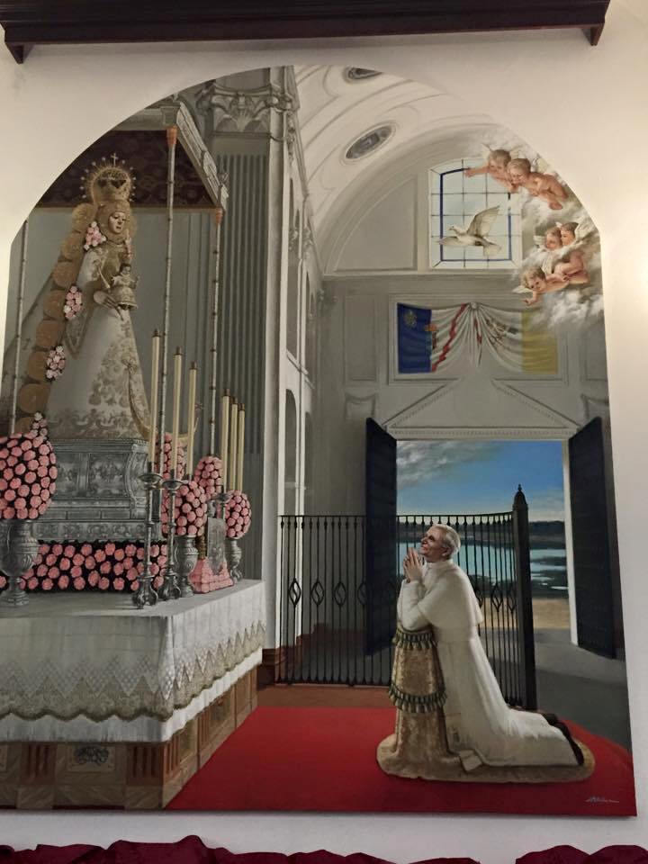 Matriz bendicion cuadro san pablo II
