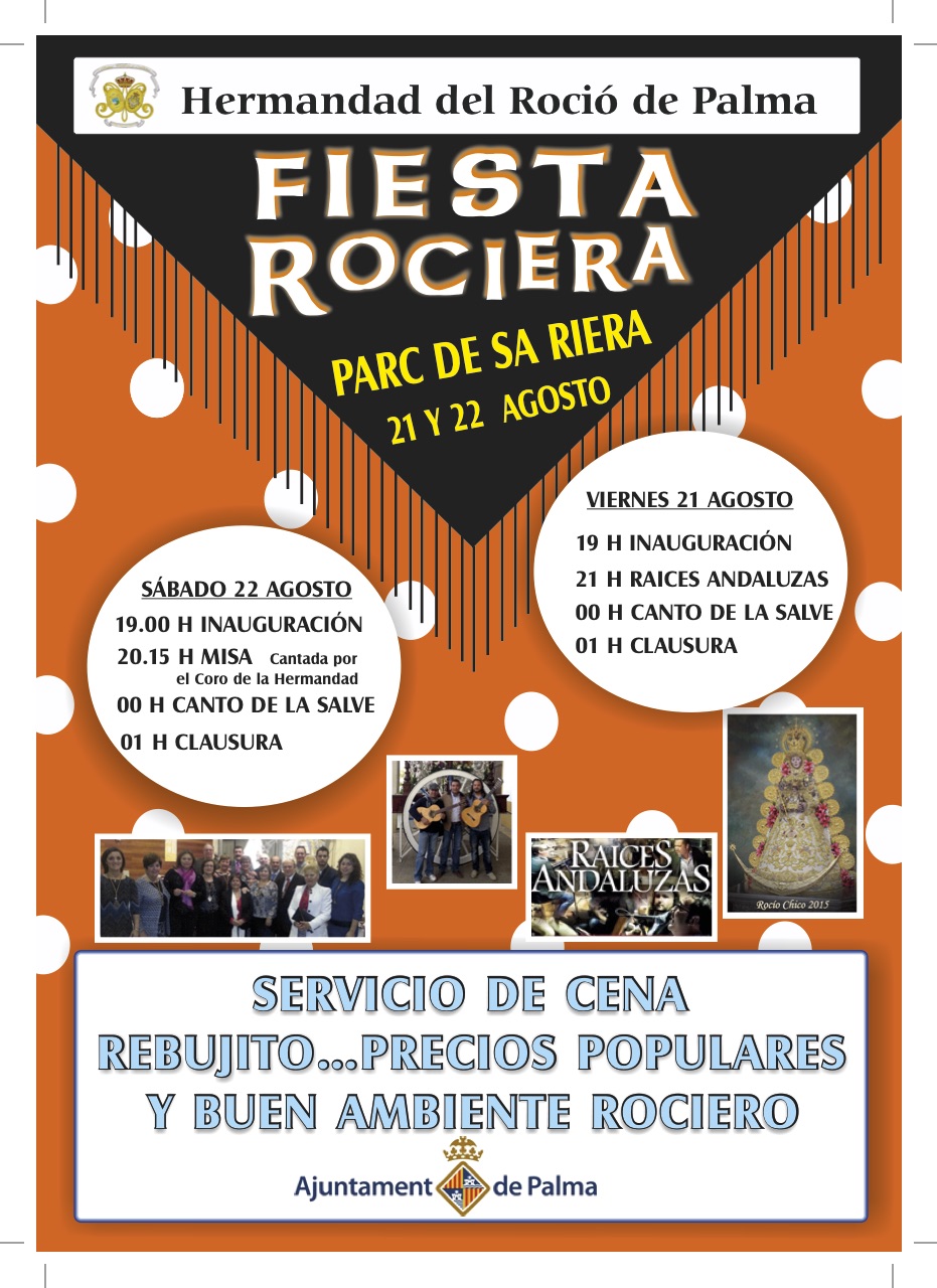 CARTEL DE ROCIERO Mallorca 2015