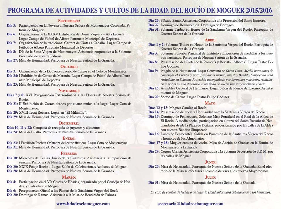 Moguer agenda 2015-16