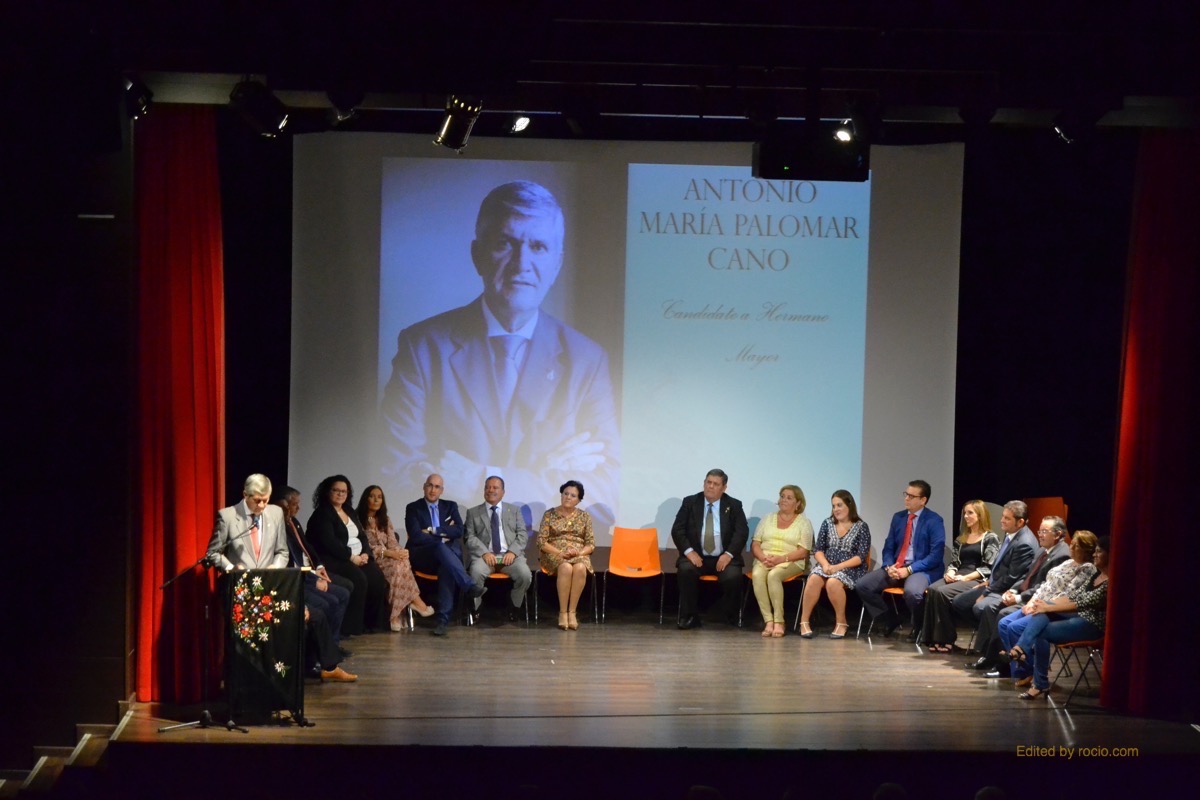 Antonio María Palomar presenta su candidatura a Hermano Mayor a la Hermandad del Rocío de Gines-2