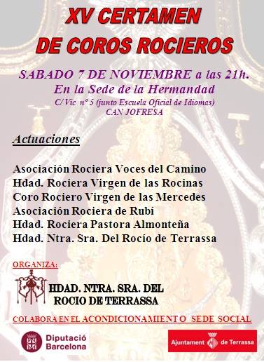 Terrassa coros rocieros 2015