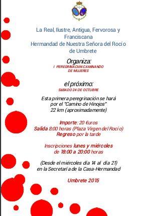 Umbrete andando 2015-2