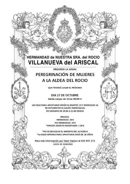 Villanueva del Ariscal mujeres andando 2015