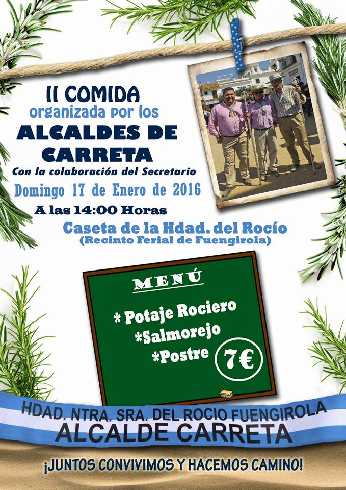 Fuengirola comida alcaldes carreta