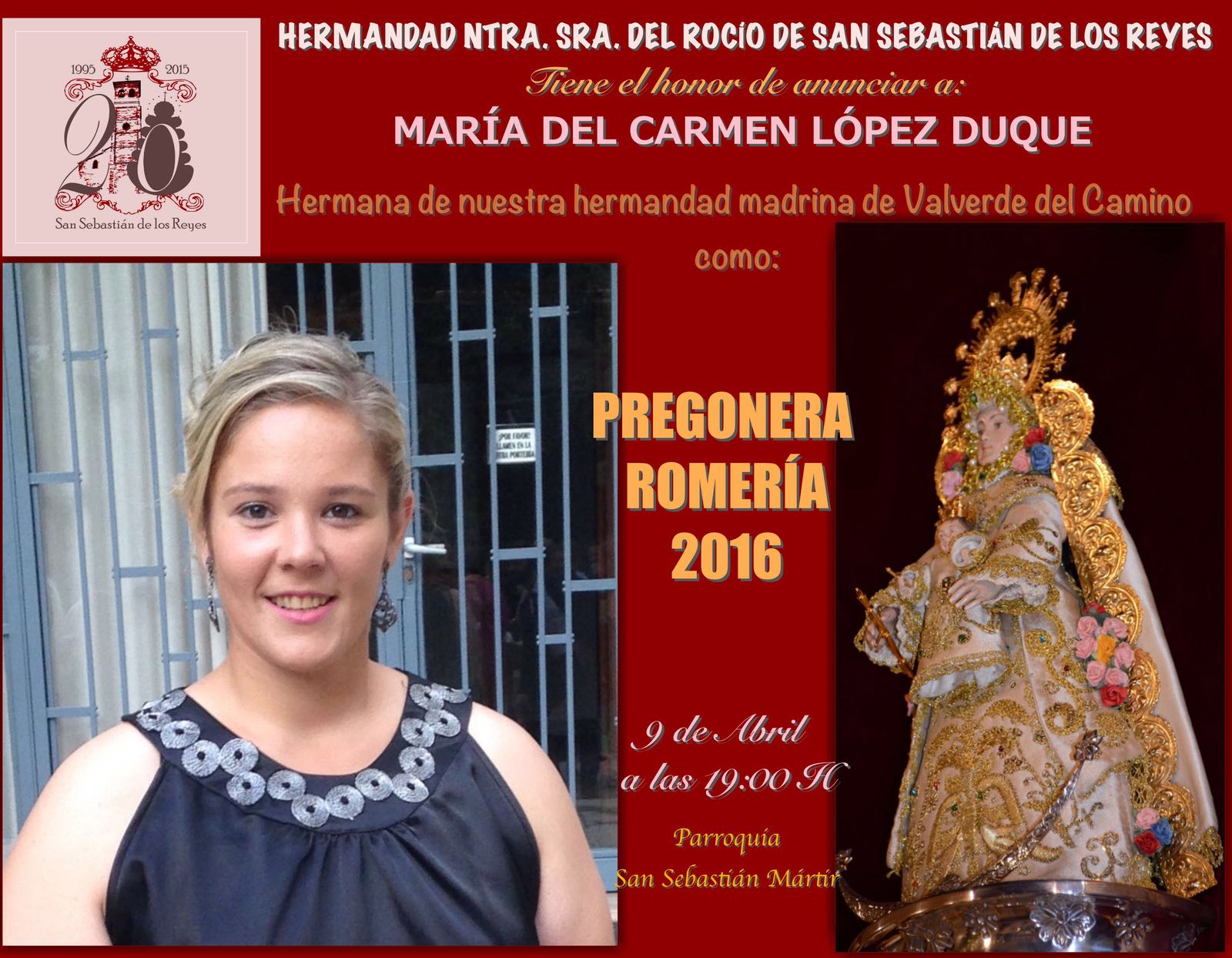 San Sebastian de los reyes Pregon 2016
