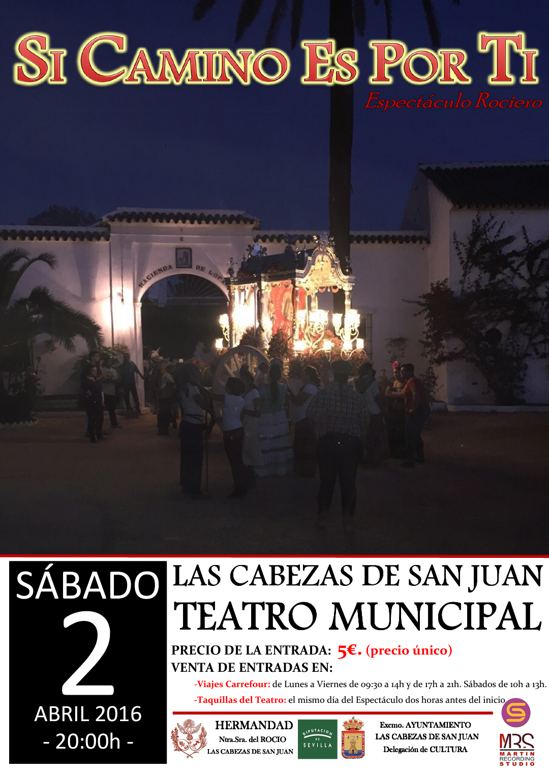 Las Cabezas - 2016 Cartel Espectaculo ROCIERO