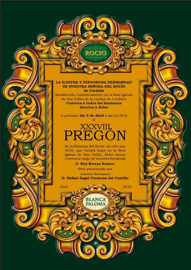 Cordoba Pregon 2016