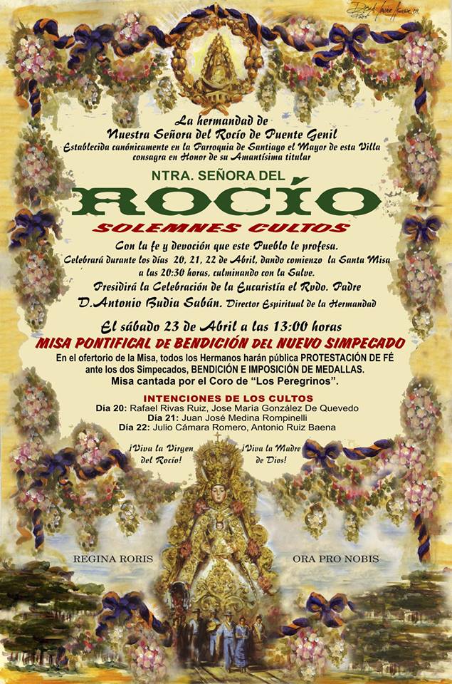 Puente genil cultos rocio 2016