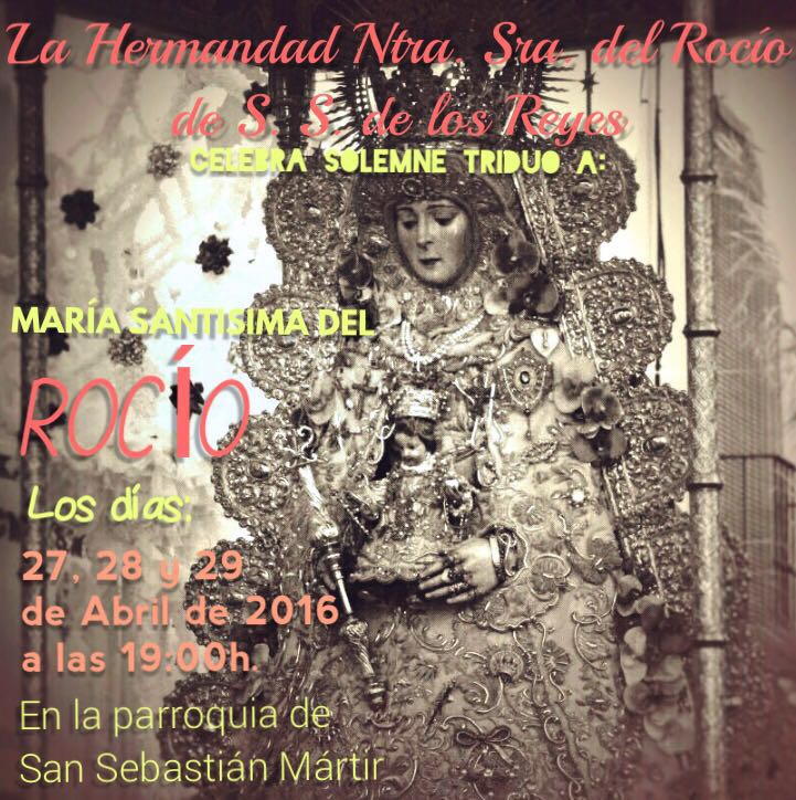 San Sebastina de los Reyes Triduo 2016