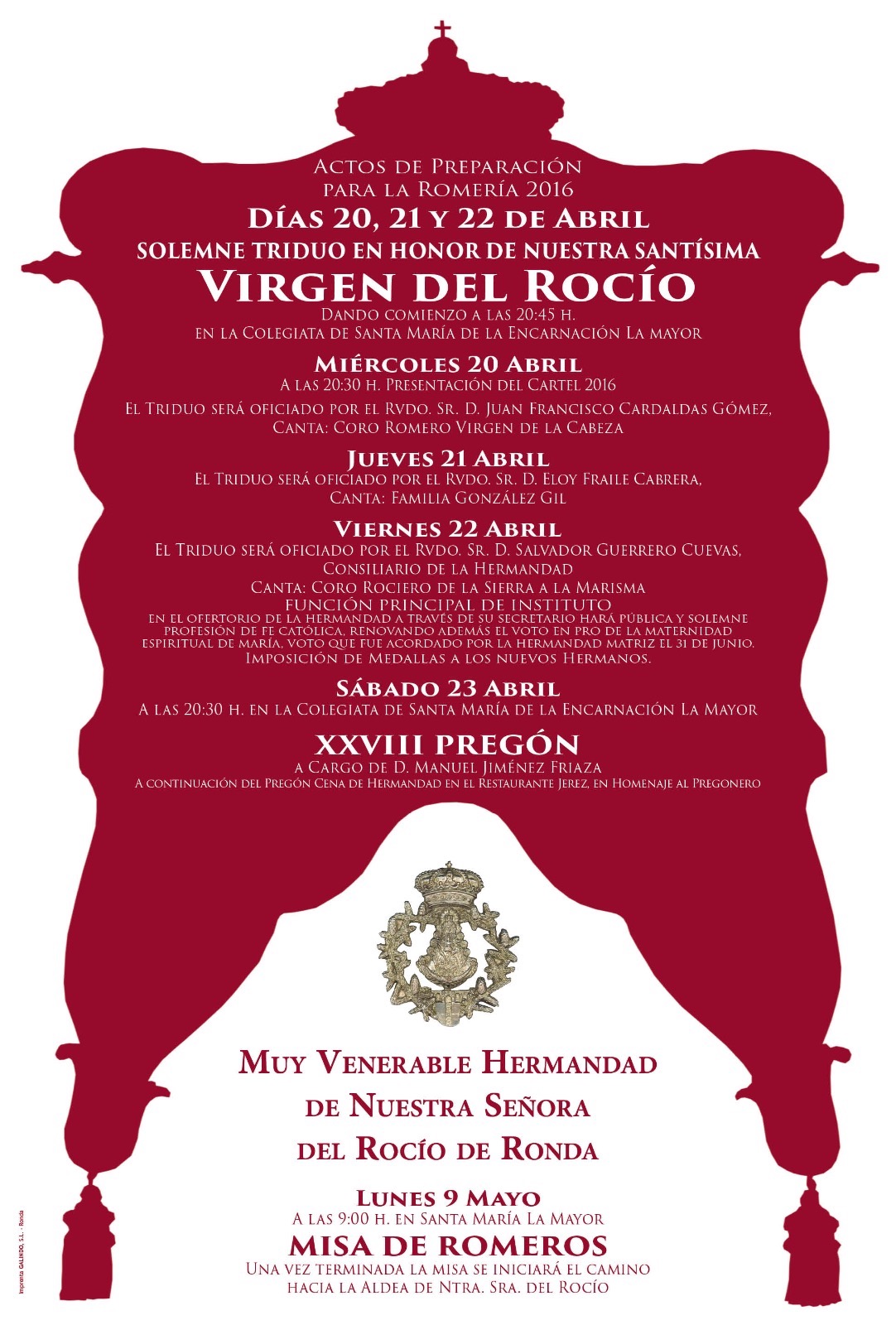Triduo Ronda 2016