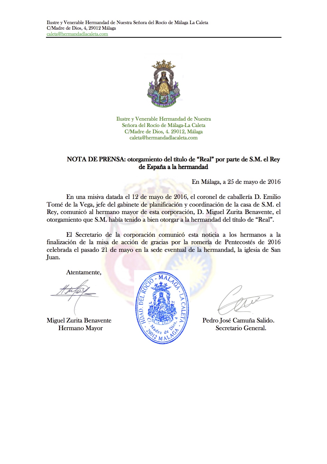 La Caleta Real Carta y credencial-0