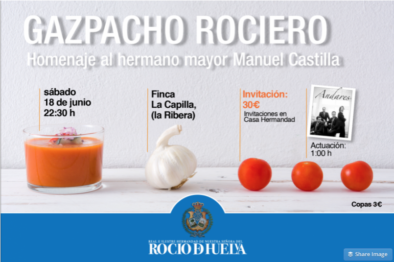 Huelva gazpacho rociero
