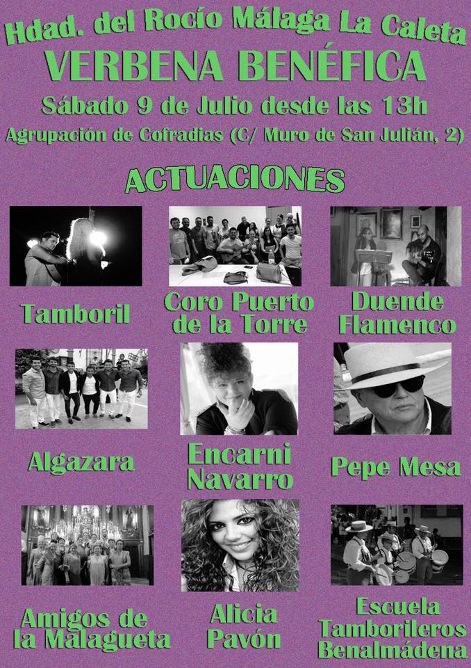 La caleta - cartel actuaciones