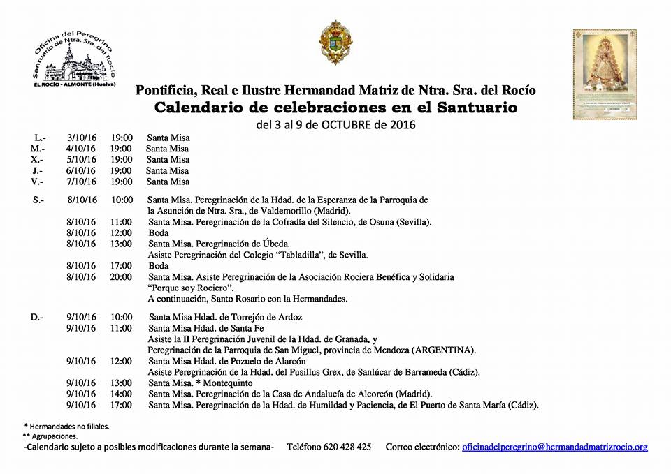 calendario-rocio-3-al-9-de-octubre