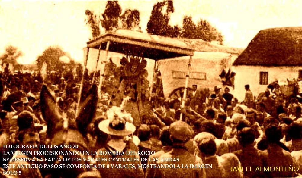 Foto procesion anos 20 virgen rocio