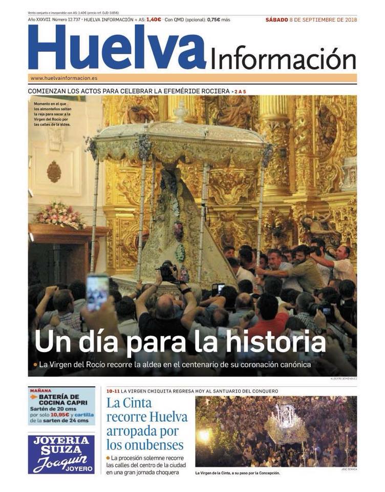 Prensa coronacion procesion rocio 2