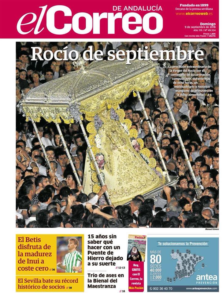 Prensa coronacion procesion rocio 3