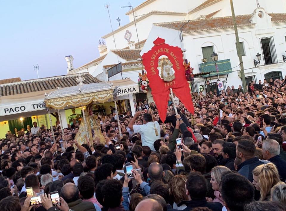 Las Cabezas procesion rocio 2019