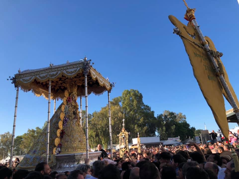 Trigueros procesion rocio 2019