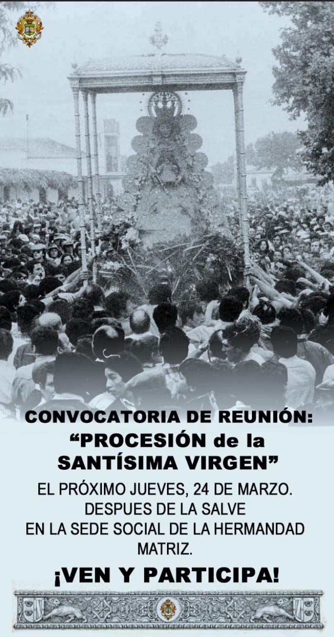 Reunion procesion rocio 2022