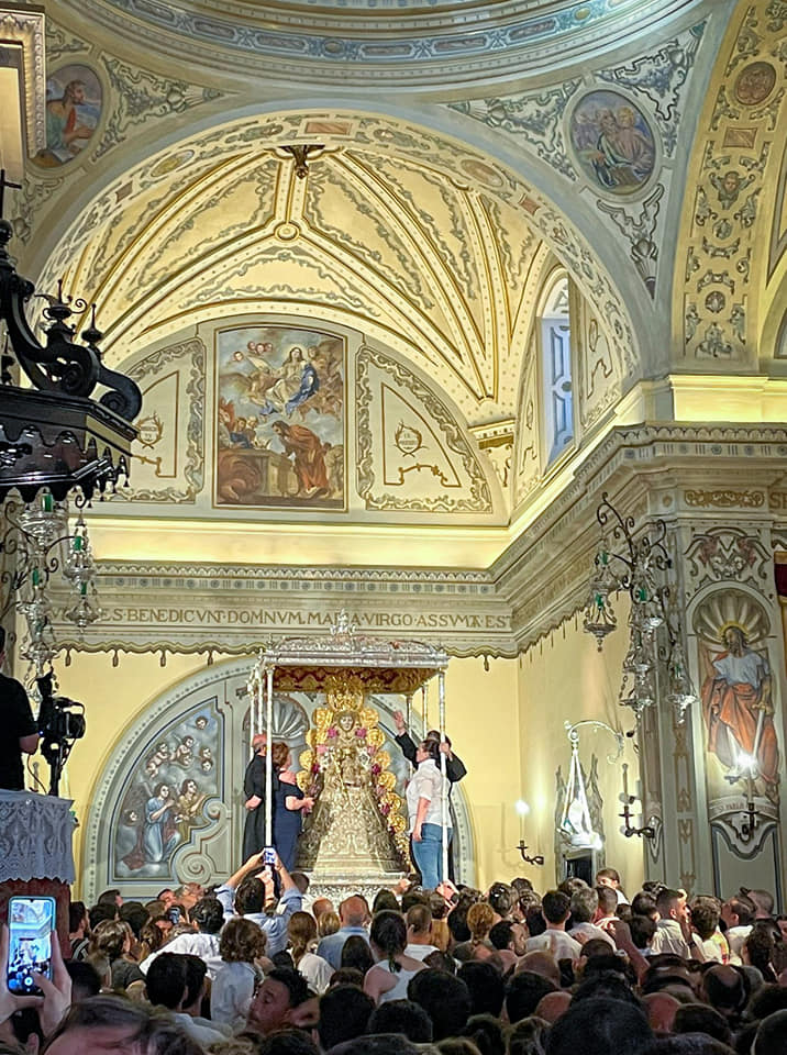 procesion rocio por almonte 2022