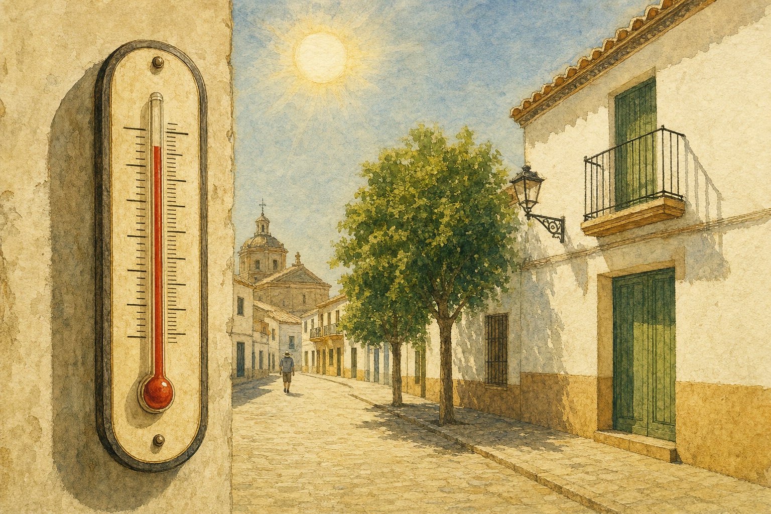 Ilustración de el debate sobre el horario del traslado: calor, seguridad y tradición