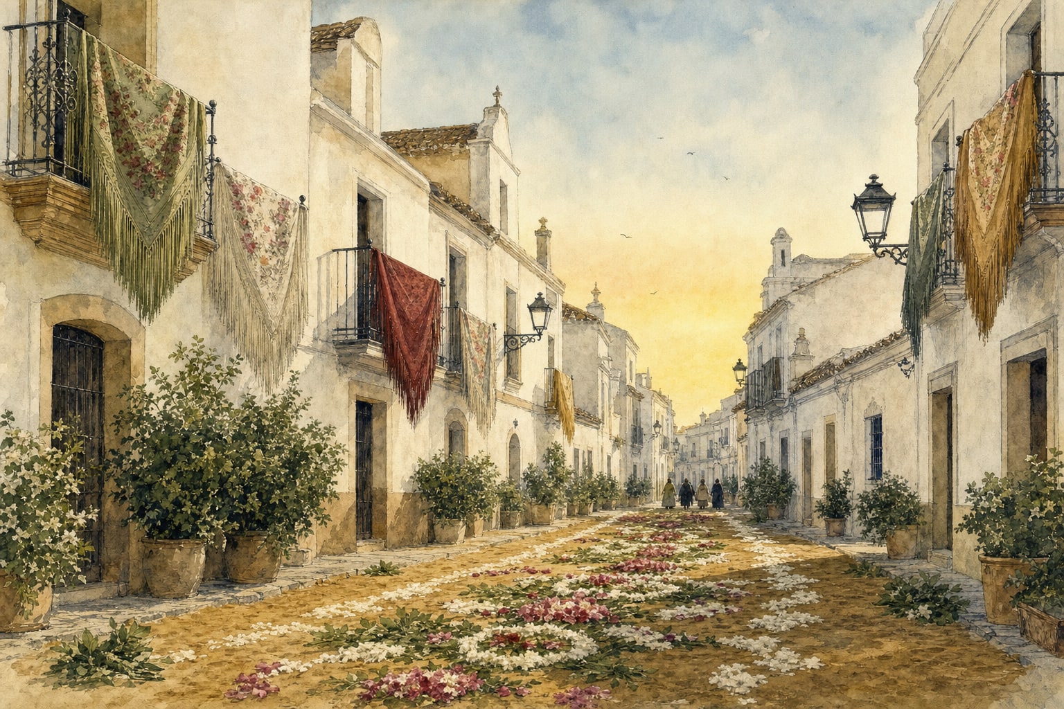 Ilustración de el traslado: emoción, devoción y tradición en las calles