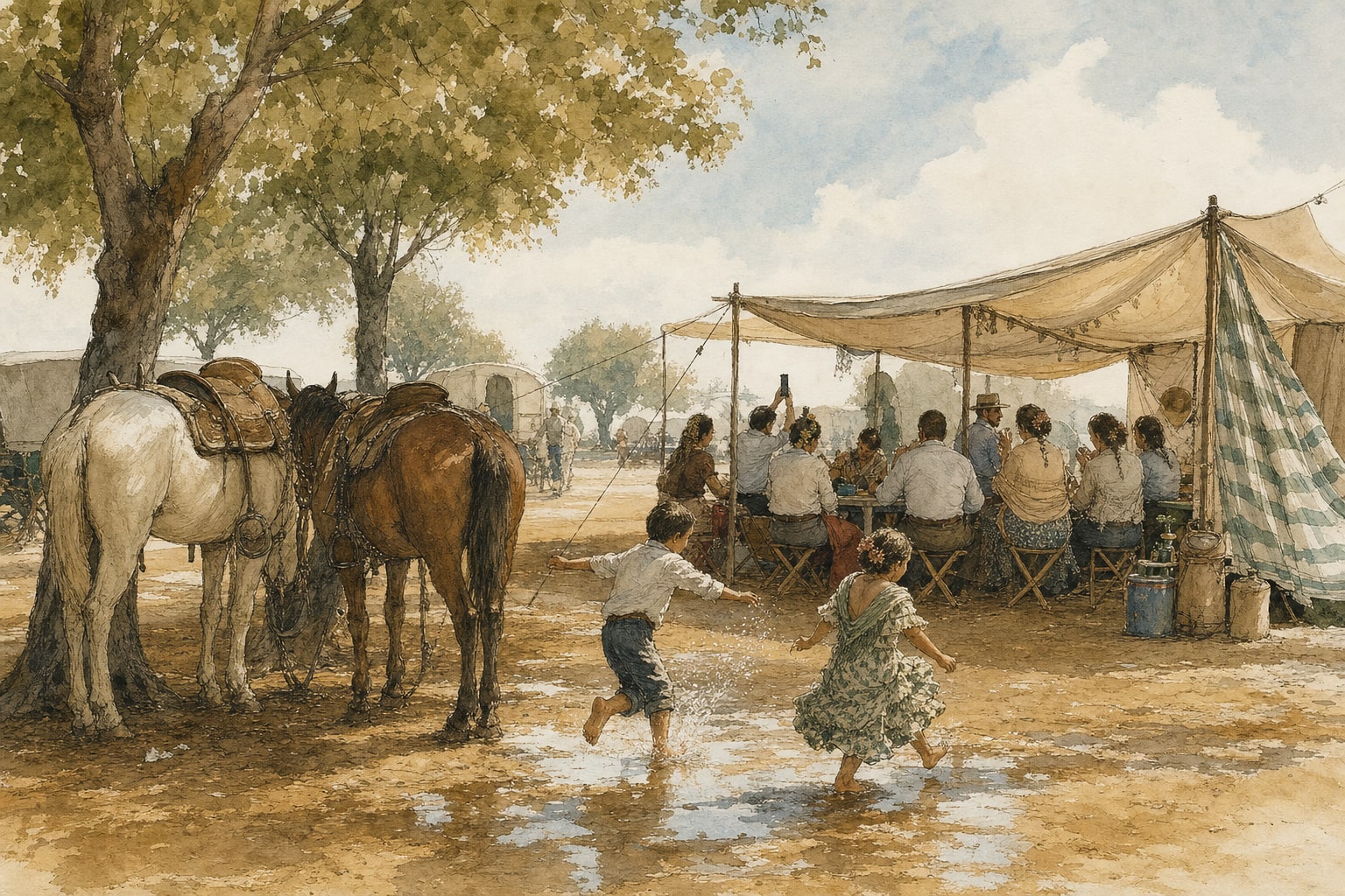 Ilustración de la devoción de un pueblo: emociones, anécdotas y momentos virales