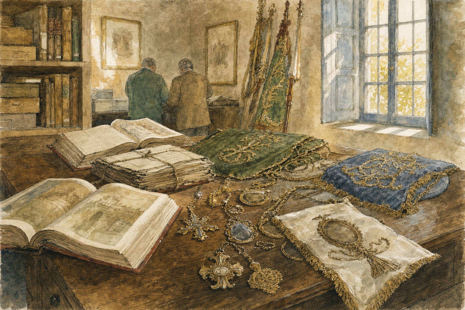 Ilustración de tradición, historia y patrimonio: el sentido profundo de la venida