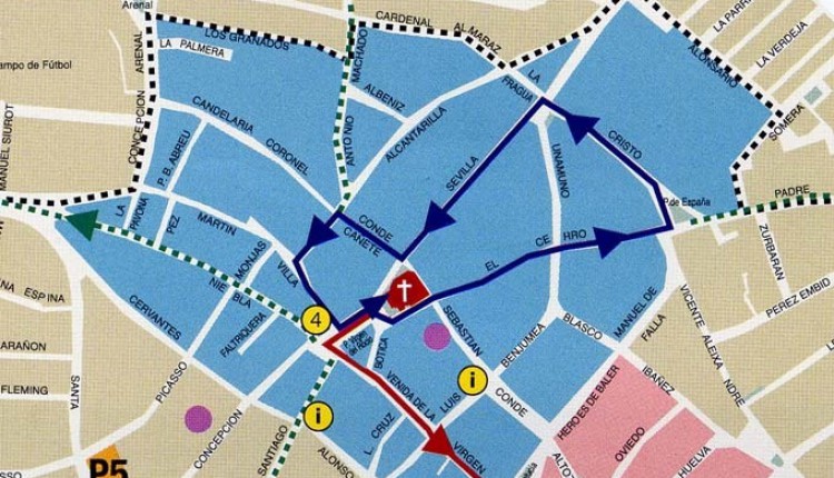 Plano –  Procesión de Nuestra Sra el próximo Domingo 21 de Mayo 2006