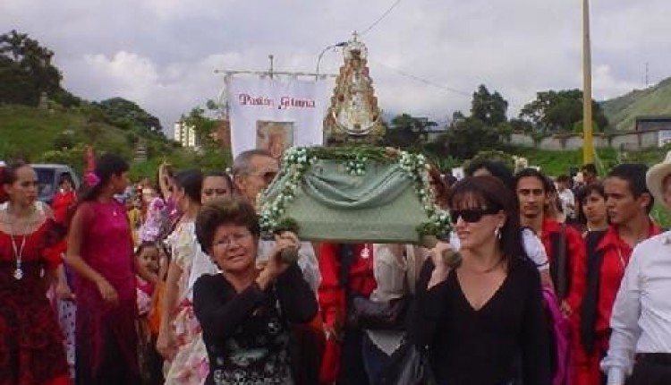 Romería de la Virgen del Rocío en Mérida (Venezuela)