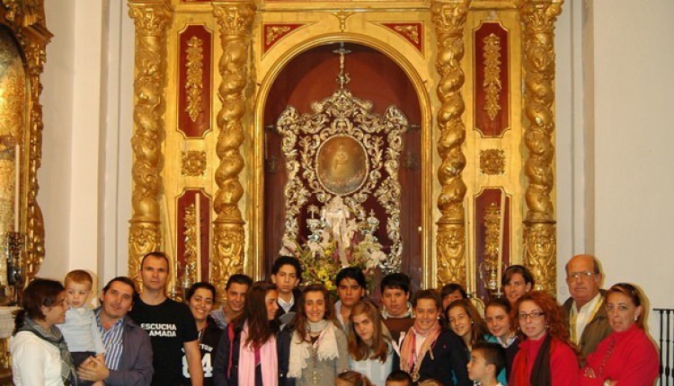 Peregrinación de niños de la Hermandad de Ronda al Rocío