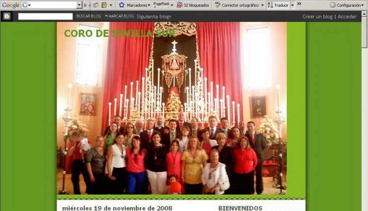 NUEVO BLOG DEL CORO DE LA HERMANDAD DE SEVILLA SUR