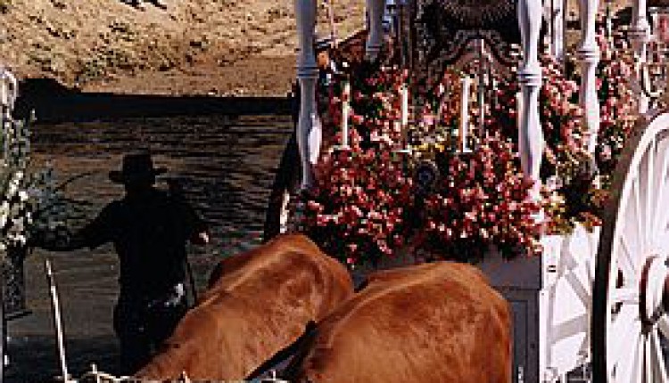 RONDA –  BENDICION TALLA DE MADERA PARA LA CARRETA