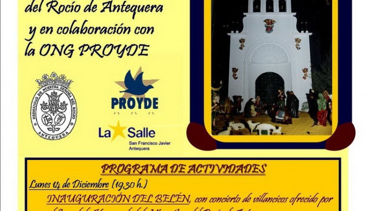 Hermandad de Ntra. Sra. del Rocío de Antequera ha preparado un Belén Rociero