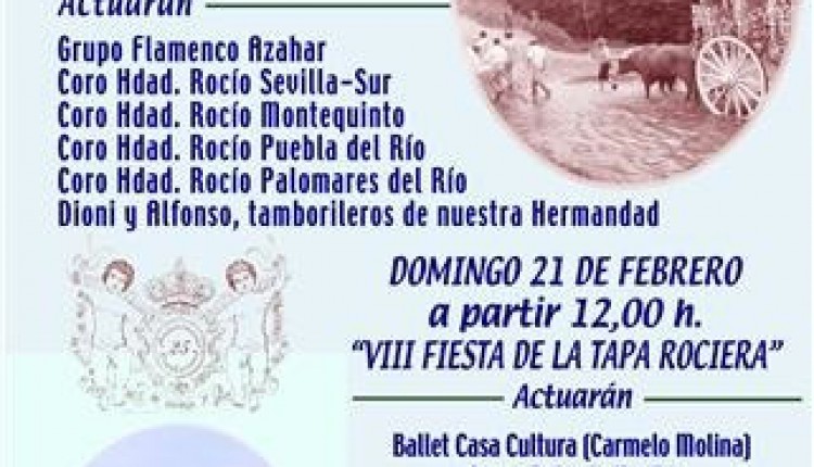 II Pará rociera y VIII Feria de la Tapa Rociera en la Hermandad de San Juan de Aznalfarache