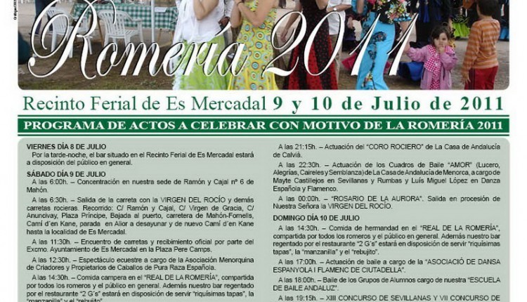 Casa de Andalucía en Menorca – Romería en Honor de Ntra. Sra. del Rocío