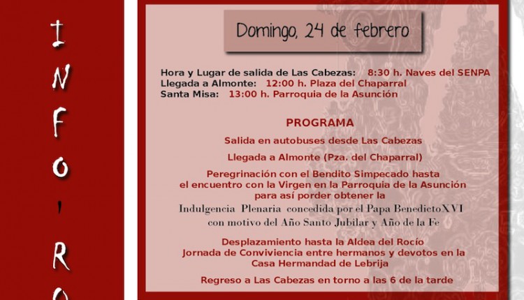 Peregrinación Anual de la Hdad del Rocio de Las Cabezas de San Juan