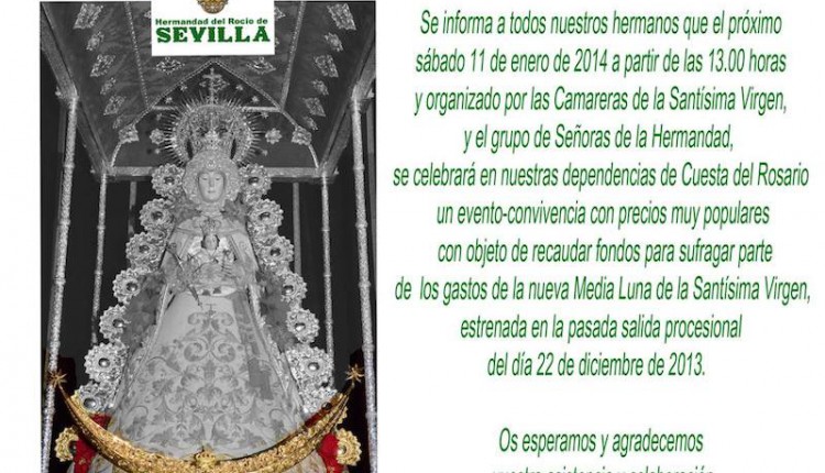 Hermandad de Sevilla El Salvador – Evento-Convivencia Pro media luna de Ntra. Sra.