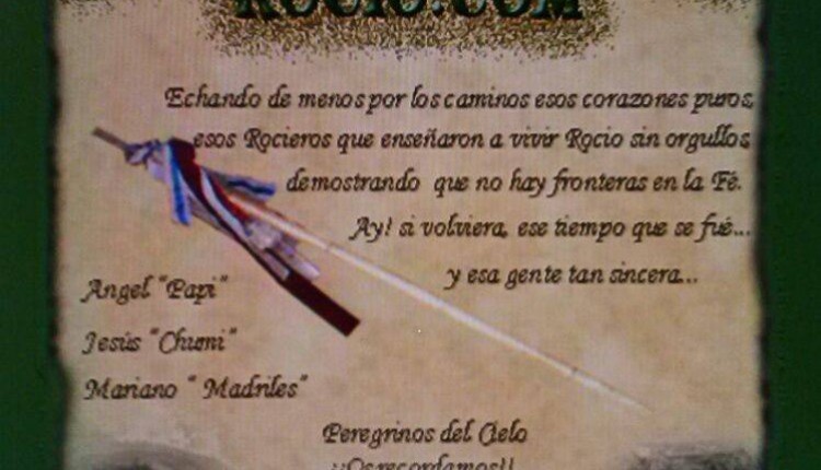 XIII Peregrinación del FORO ROCIO.COM del 24 al 26 de octubre