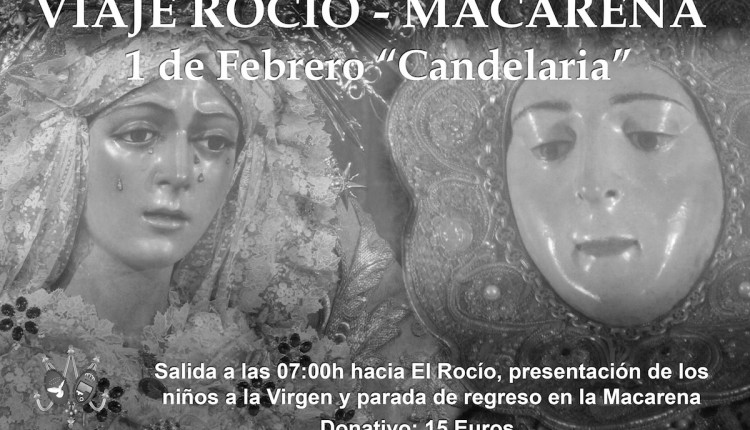 La Hermandad de Torremolinos organiza un viaje por Candelaria al Rocío y a la Basílica de La Macarena