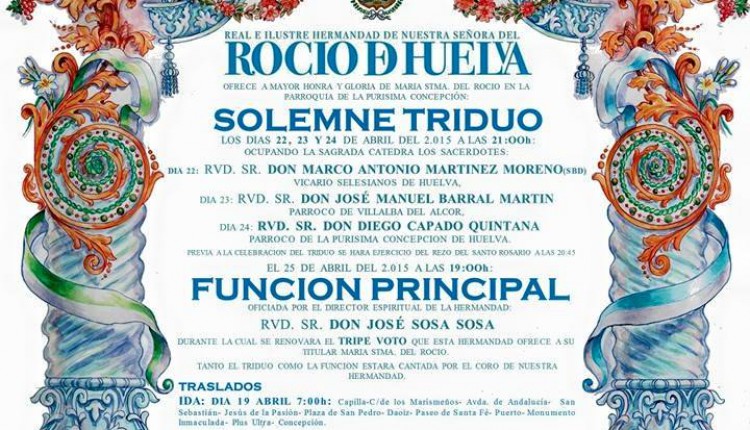 Hermandad de Huelva – Solemne Triduo