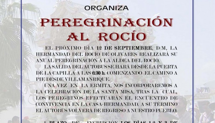 Hermandad de Olivares –  Peregrinación al Rocío 2015