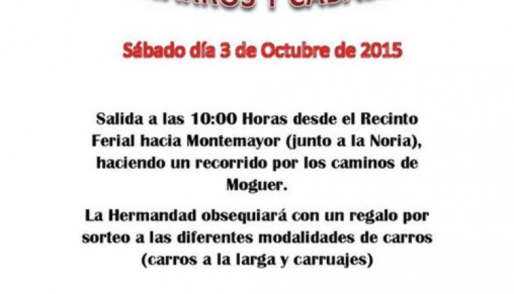 Hermandad de Moguer – IX Concentración de Carros y Caballos 2015