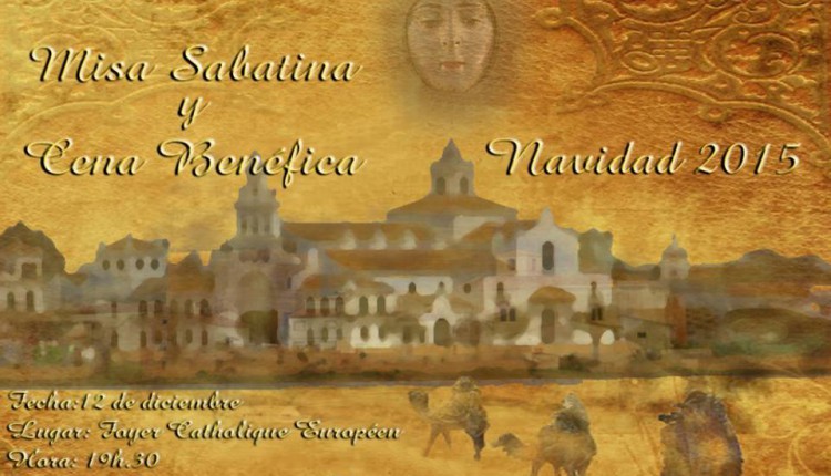 Hermandad de Bruselas – Misa Sabatina y Cena Benéfica 2015
