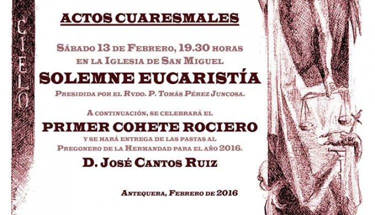 Hermandad de Antequera – Solemne Eucaristía y 1º Cohete Rociero