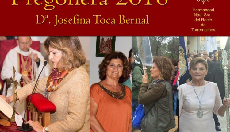 Hermandad de Torremolinos – Pregón del Rocío  a cargo de Doña Josefina Toca Bernal