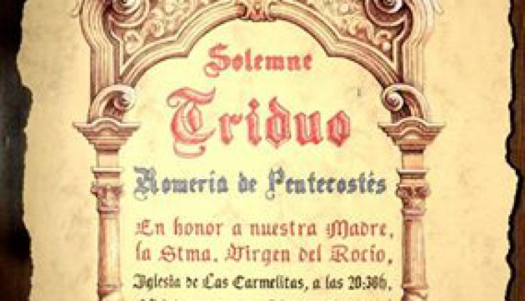 Hermandad de Vélez-Málaga – Solemne Triduo