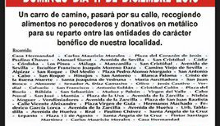 Hermandad de La Palma – XVIII Campaña de Navidad